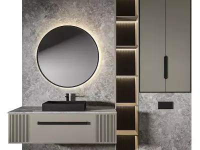 Luxury Bathroom 289 3D model