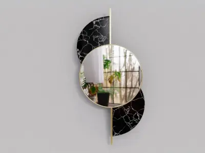 Marble Design Mirror 3D 3D model