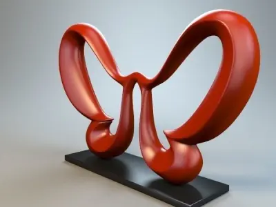 Abstract Figure m02 P 3D print model