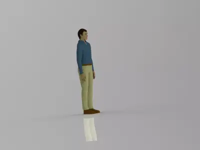 man design 3D print model