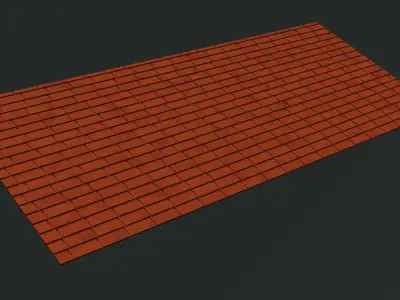 Roof tiles 2403 3D model