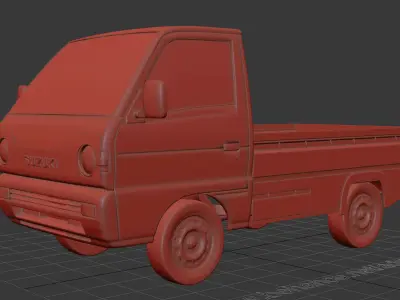 Suzuki Carry pick up 3D model