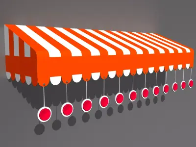 Awning 3d Model 05 3D model