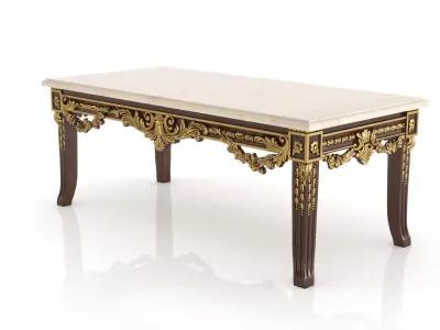 Royal marble top coffee table by Modenese 3D model