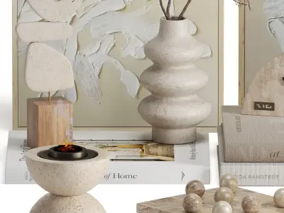 Decor Light Clock Modern set04 3D model