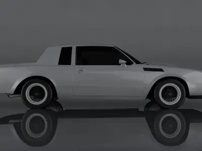 Buick Regal GNX Low-poly 3D model