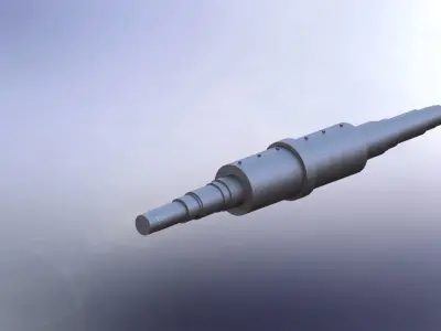 Centrifugal Compressor Rotor 3D model