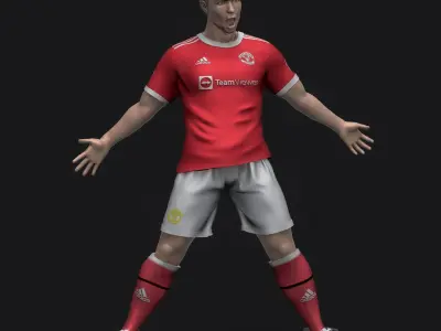  Ronaldo 3D Printable 4 3D print model