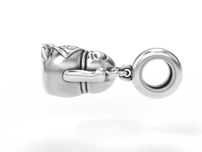 Luck Cat Charm 3D print model