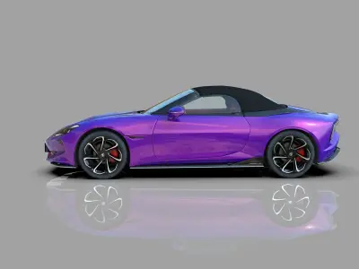 MG Cyberster 2024 HQ interior 3D model