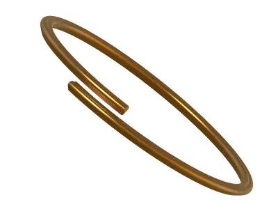 Fancy Heart Bracelet 3D print model