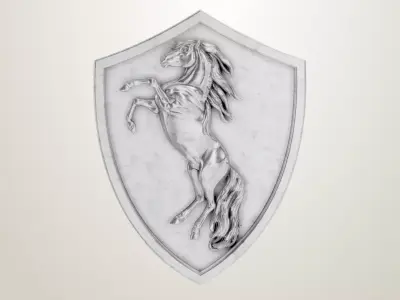 Ferrari Car best 3D horse 3D print model