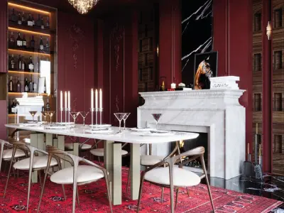 Interior - Diningroom - 140624 3D model