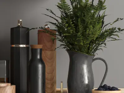 kitchen accessories 008 3D model