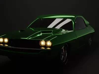 Dodge Challenger 3D model purchase