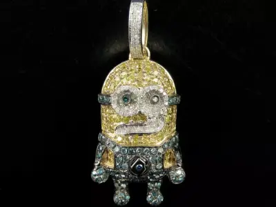 Bright Smile  Minion Locket 3D print model