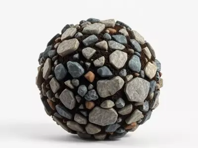 Pebble Stone Texture model pack Texture