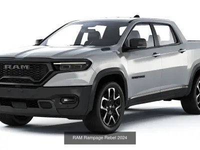 Collection of RAM pickups 3D Model Pack