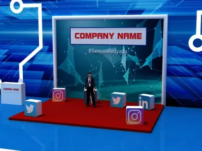 Big Fair Stand 21 3D model