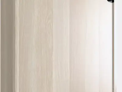 BESTA Shelf unit with glass door 16 3D model