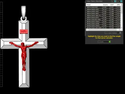 Cross model 683 3D print model