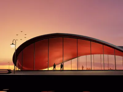 Organic building 3D model