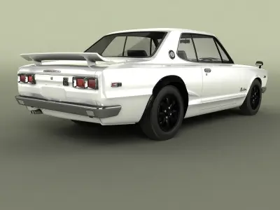 Nissan Skyline GT-R C10 3D model