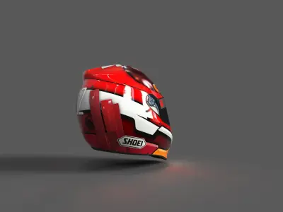 Helmet Low-poly 3D model