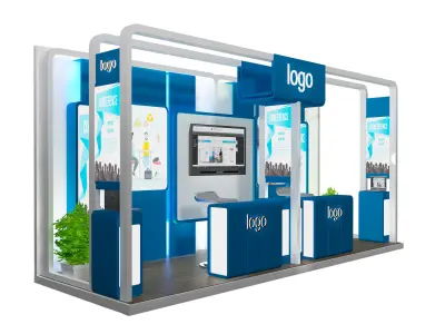 Booth Exhibition Stand a478c 3D model