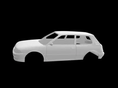 Toyota Corolla GT 1989 3D print model