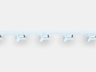 STRATOSFAR Ceiling spotlight with 5 spots Low-poly 3D model