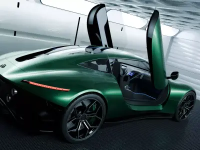 Futuristic Concept Sports Car 3D model