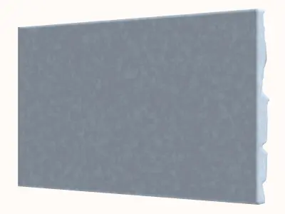 Raw Basalt Rock Wall Detail 3D model