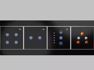 Eight Module Plate Design 3D print model