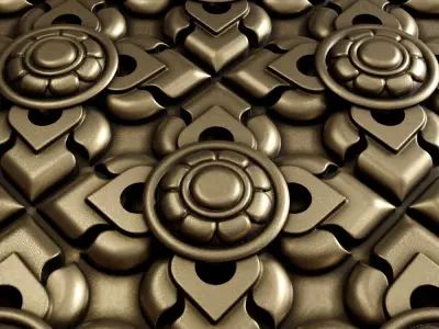 3D model CNC Wall Panel PT01  3D model