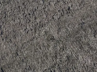 Charred Thatch Roof Texture