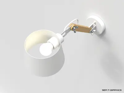 Wall lamp 9 Design Reina 3D model