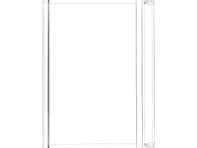 Brown notebook 3D model