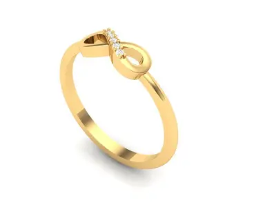 3D Fashion Ring Ready Printable Model 3D print model 3D print model