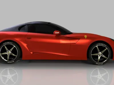 Ferrari f599 GTO 3D model