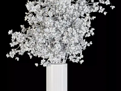 Plants Bouquet Vase Low-poly 3D model purchase