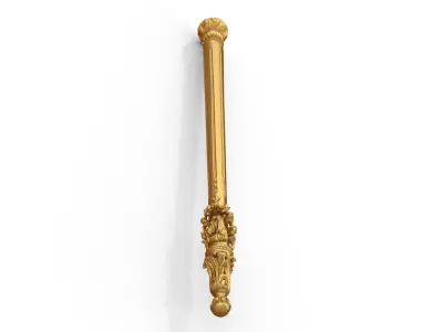 Classic carved decor ornament 409  3D model purchase