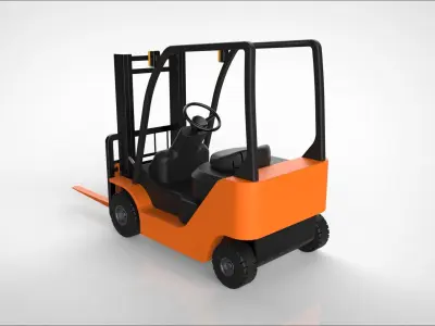 forklift truck 3D model