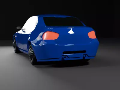 car 3d model 3D model PBR