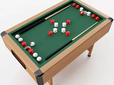 Bumper Pool Table 3D model