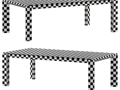 SUSAN DINING TABLE by laskasas 3D model