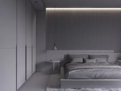 Luxury Master Bedroom 3D model 3D model purchase