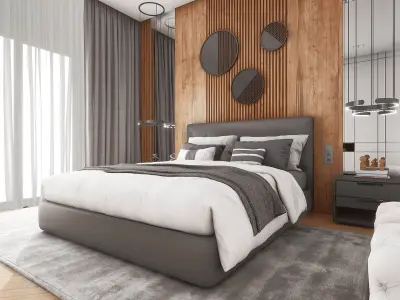 HQ ArchViz Bedroom Vol 1 Low-poly 3D model