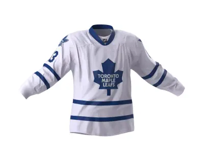 Hockey Jersey Toronto Maple Leafs 3D model