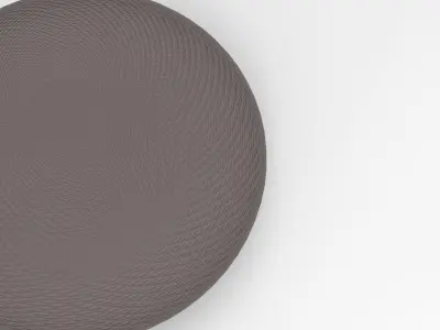 Sitin Pouf Low-poly 3D model